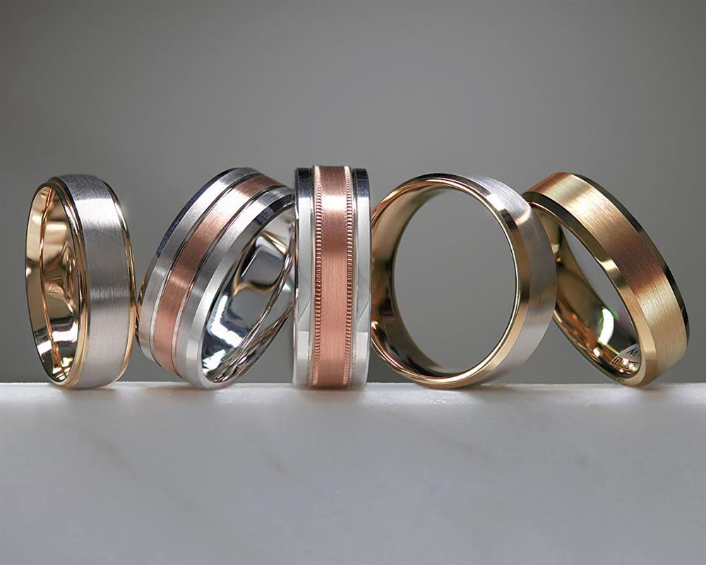 Men's Malo Wedding Bands in Gold